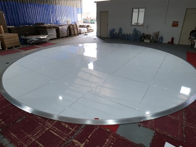 24ft(7.32m) Diameter Portable Round Dance Floor for Wedding Event