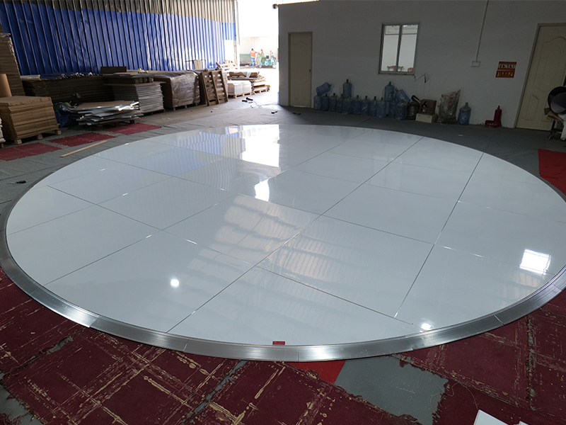 24ft(7.32m) Diameter Portable Round Dance Floor for Wedding Event