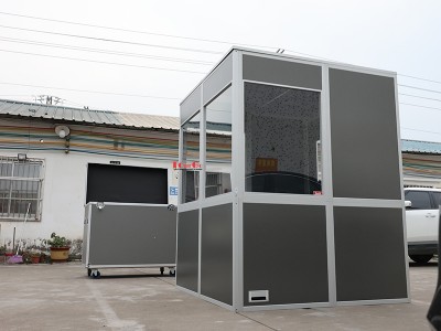 Introducing TourGo Easy for Any Elevators Two Person Interpreter Translation Booth(TG-2NBOOTHS)