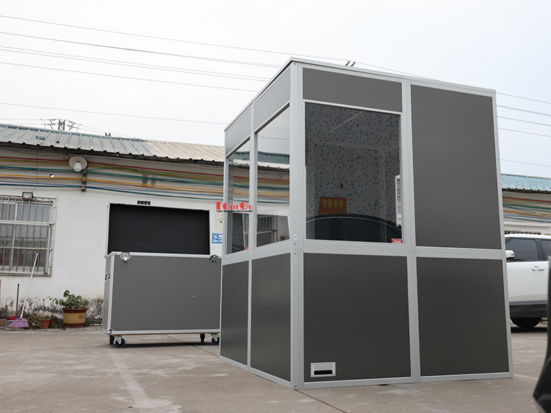 Introducing TourGo Easy for Any Elevators Two Person Interpreter Translation Booth(TG-2NBOOTHS)