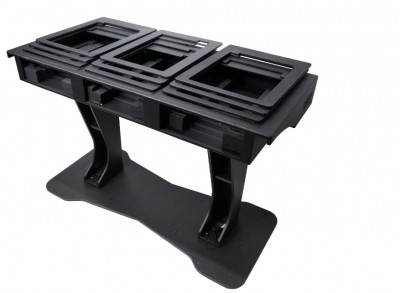 3 DJ Podium w/Road Cases(1)