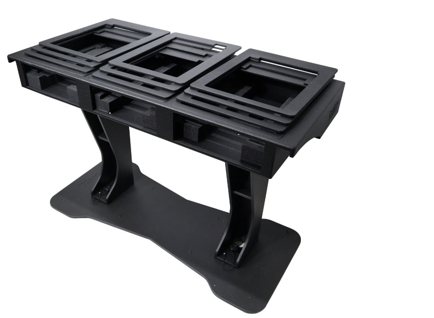 3 DJ Podium w/Road Cases(1)
