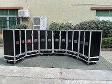 Line Array Speakers Transportation Aluminum Speakers Case Wheeled Flight Case