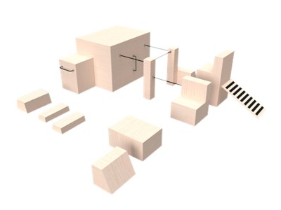 Parkour Integrated Obstacle System Parkour Mega Package