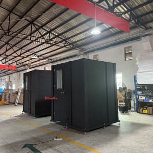 Big Soundproof Recording Studio Vocal Booth Cabin for Warehouse Isolation