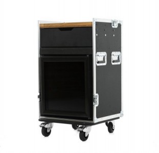 3Hospitality Flight Case to house Coffee Machine and Fridge