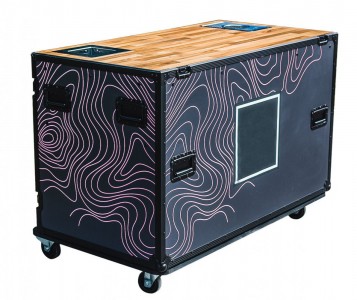 3Coffee Cart Barista Workstation Flight Case