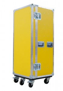 35 Drawer Universal Production Flight Case in Yellow