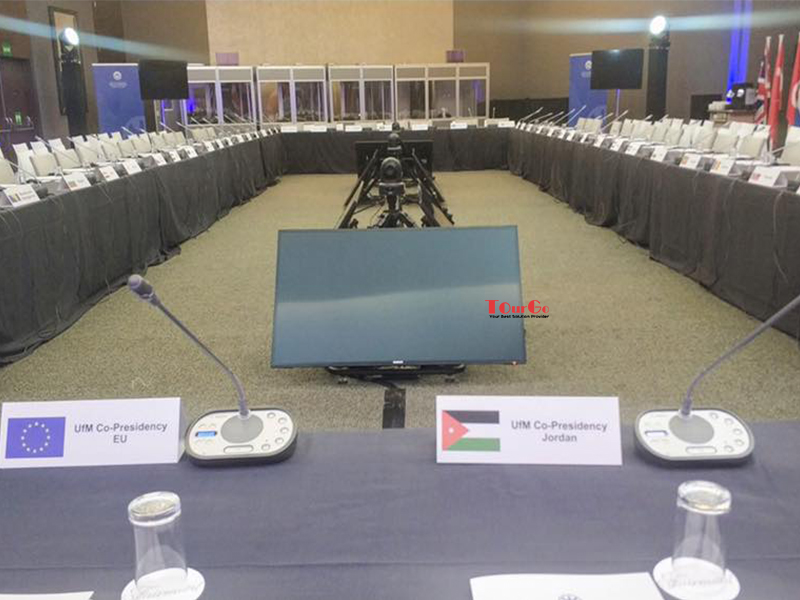 TourGo Two Person Interpreter Booth Installation for Conference