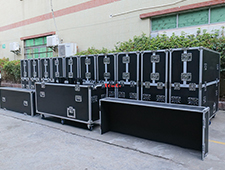 Customize different sizes 43″ to 86” motorized lift tv flight case flat screen tv case