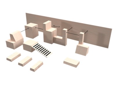 Integrated Obstacle System Parkour Big Package