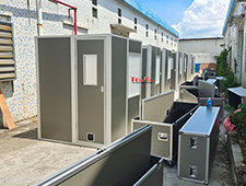 Portable interpreter booth for simultaneous interpretation delivery to Durban