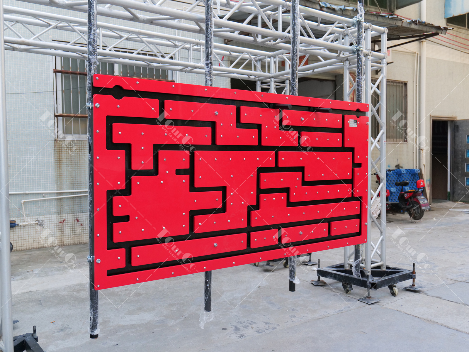 3Ninja Warrior peg wall