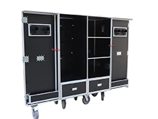 Equestrian Double Saddle Tack Locker Flight Case