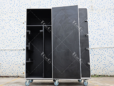 Customized Portable Large Storage Wardrobe Transport Flight Cases