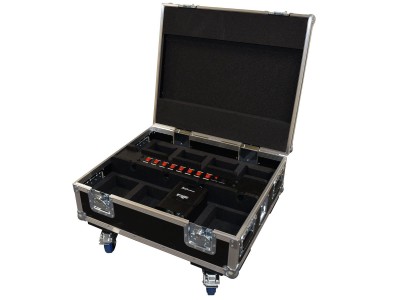 8 Way Chauvet Freedom Par Quad-4 IP Charging Flightcase