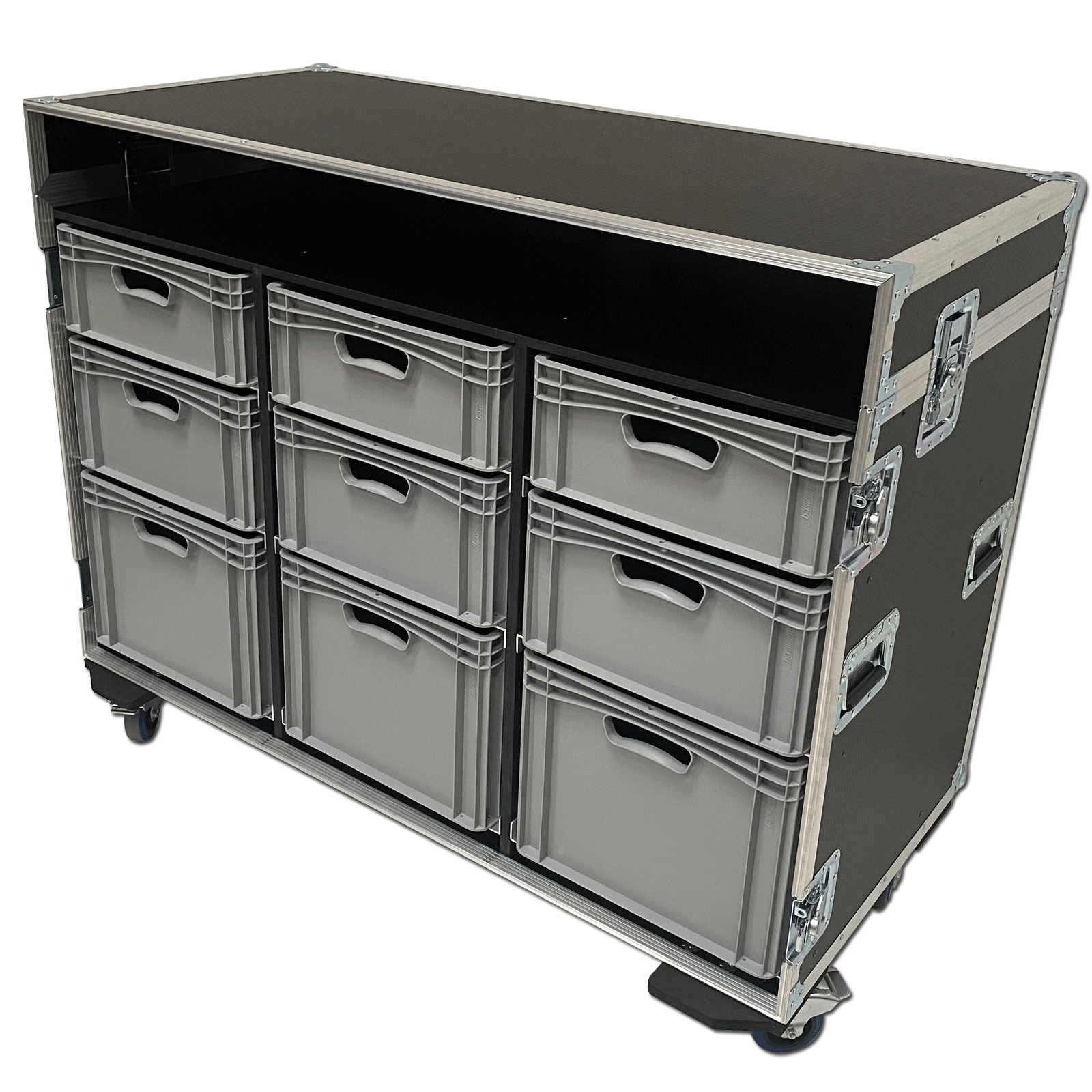 3Flight Case With 9 Trays