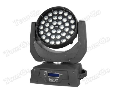 36x10w RGBW 4 in 1 LED Moving Head Wash Light with Zoom