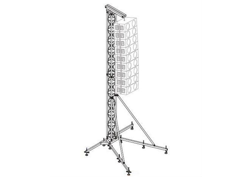 Upright Aluminum Line Array Truss System for Outdoor Concert