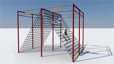 3Cargo net climbing