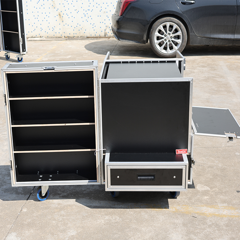 Durable Equipment Aluminum Flight Case Protective Storage for Exhibition Displays