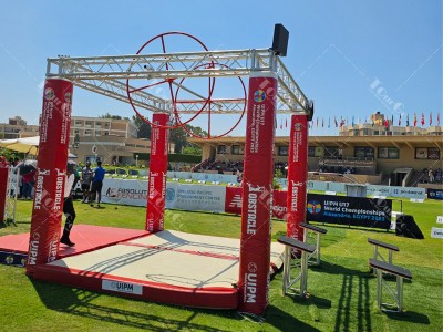 Obstacle Course Racing UIPM Obstacle 2. Big wheel