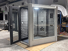 Customized white soundproof recording studio acoustic live rooms karaoke booths/telephone booth VR experience room