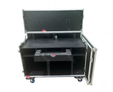 Mobile AV Broadcasting Video Streaming Production Recording Studio Workstation Flight Case