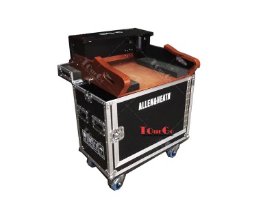 Flip flight case for Allen &Heath QU16  with doghause
