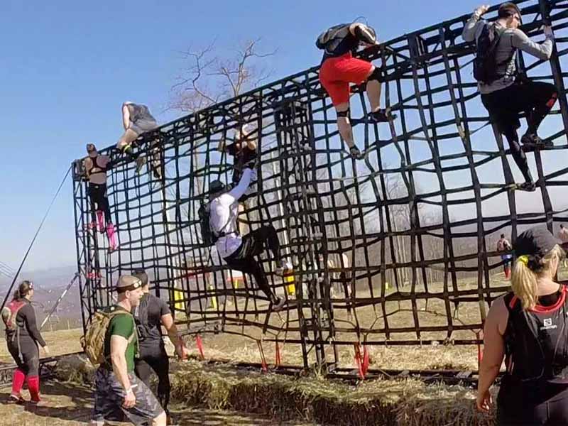 Spartan Race Obstacles VERTICAL CARGO NET Climbing Vertical Cargo 2.0
