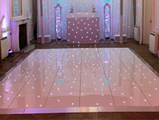 LED 14ft X 14ft Twinkling Starlit Dance Floor Hire