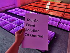 Portable 3D Disco Mirror Dance Floor Panels