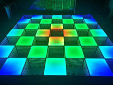 Wired RGB Infinity Illusion 3d Led Dance Floor For Dj Party
