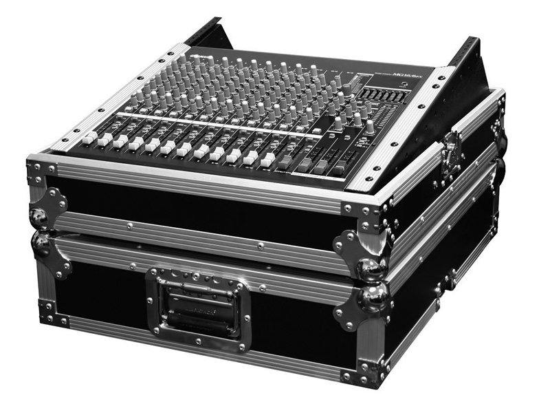 DJ Mixer Cases for Universal 19 inch Mixer With 12U Rack Space with Rack Mount