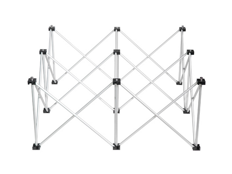 4′ x 4′ Quarter-Round Stage Platforms & Riser - TourGo Event Solution ...