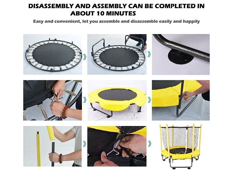 4'+Round Kid Trampoline5