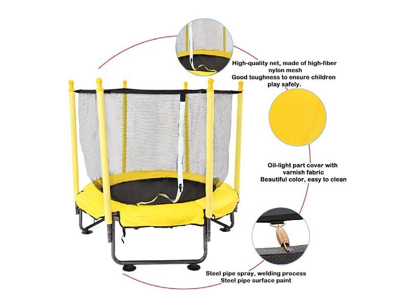 4'+Round Kid Trampoline6