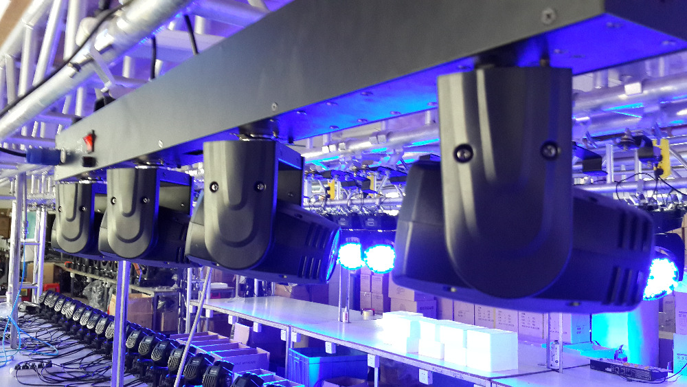 4*10W White Color Led Matrix Moving Head Light