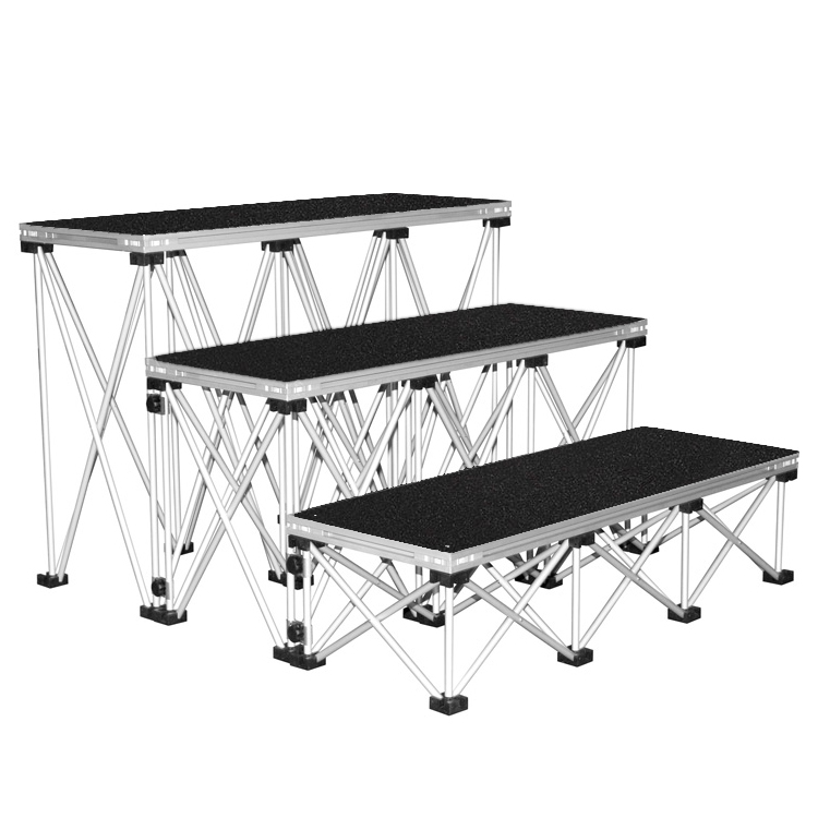 TourGo 4′ Wide Step Platform for Portable Stage