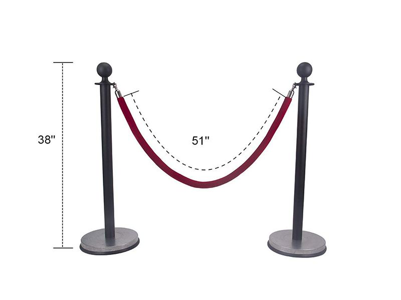 4.25' Stainless Steel Stanchion Posts