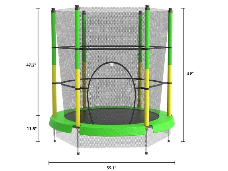 4.6'+Round Backyard Trampoline