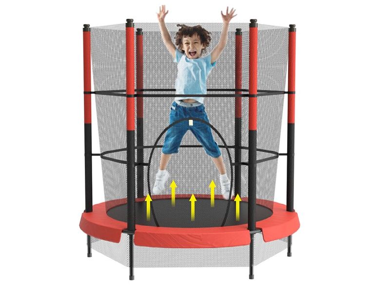 4.6'+Round Backyard Trampoline2