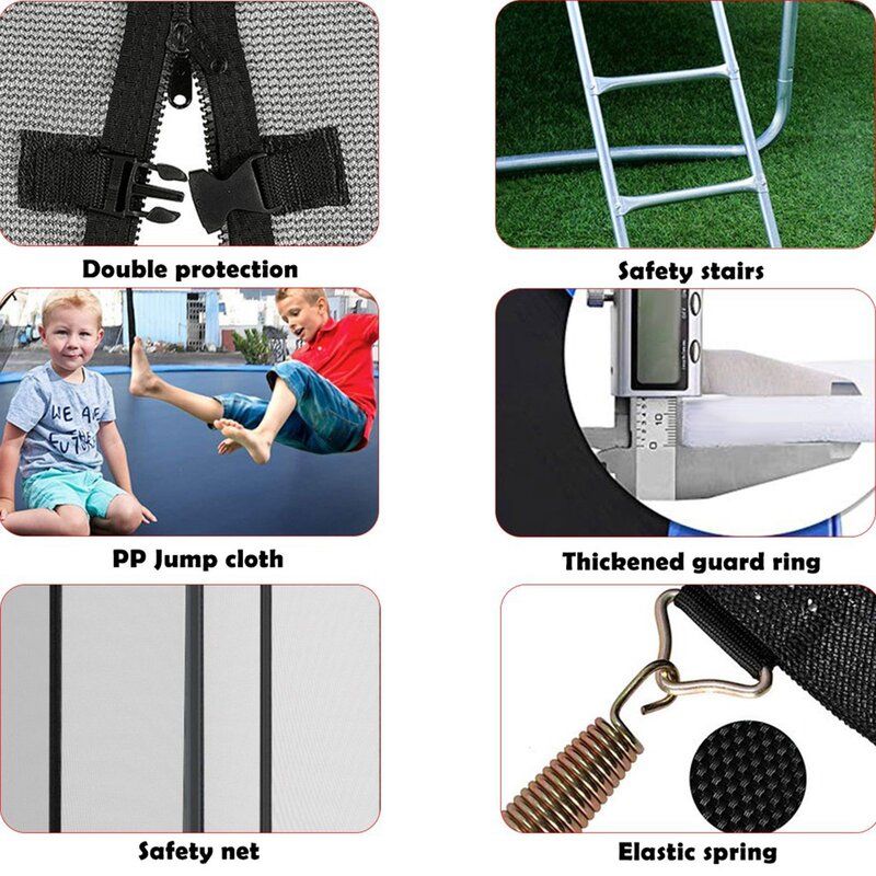 https://www.tourgosolution.com/mini-under-5/kids-spring-cover-padding-4-8-round-backyard-trampoline-with-safety-enclosure-and-handlebar.html Kids Spring Cover Padding 4.8' Round Backyard Trampoline with Safety Enclosure and Handlebar