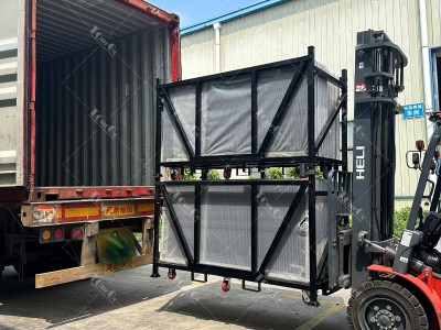 4 Transportation Carts for Stage Floor