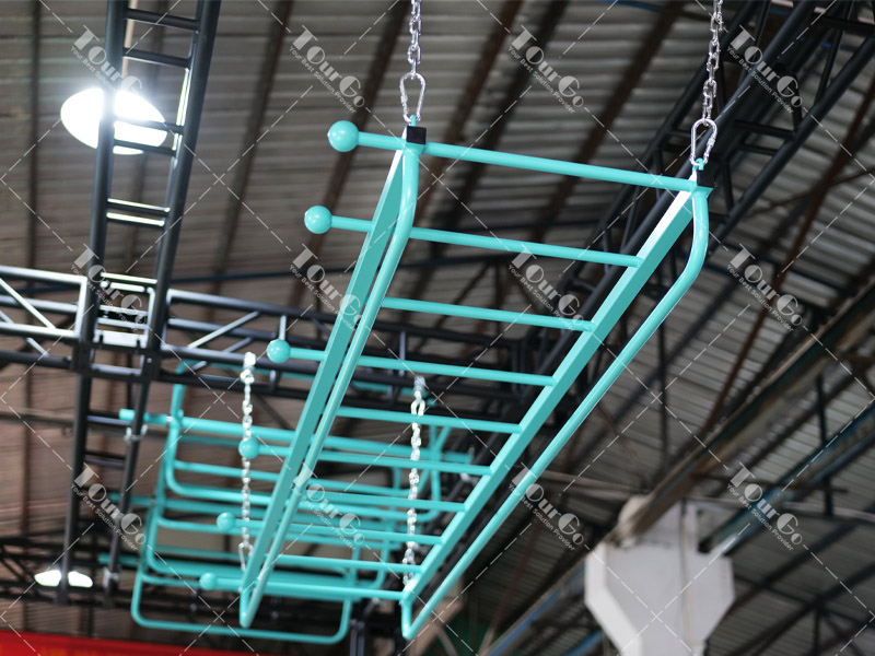 Ninja Warrior 3in1 Hanging Metal Ladder for Fitness