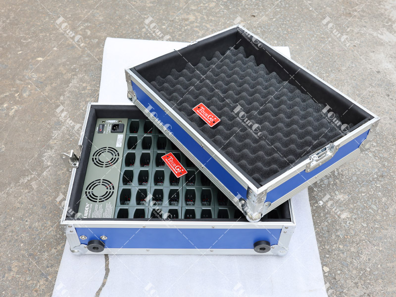 IR Receiver Charging Storage Flight Case for Translation Equipment