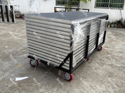 4 Rolling Stage Dolly Cart