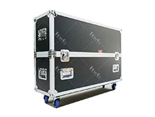 aluminum flight case transport box 40-46 inch tv flight case transport road flight case