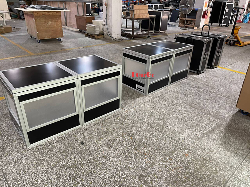 Portable Black Economic Table top Interpreter Booth