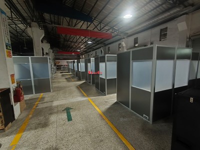 Newest ISO 17651-2 Dark Grey 2-Person Simultaneous Interpretation Translation Booth for Congress